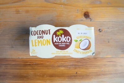 Koko Coconut and Lemon Yogurt - Dairy and Soya Free