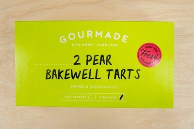 Gourmade 2 Pear Bakewell Tarts