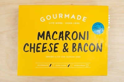 Gourmade Macaroni Cheese and Bacon (Serves 2)