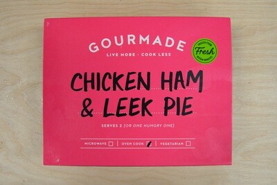 Gourmade Chicken Ham and Leek Pie (Serves 2)