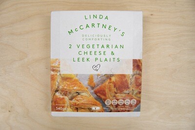 Linda McCartney's 2 Vegetarian Cheese and Leek Plaits