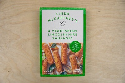 Linda McCartney's 6 Vegetarian Lincolnshire Sausages