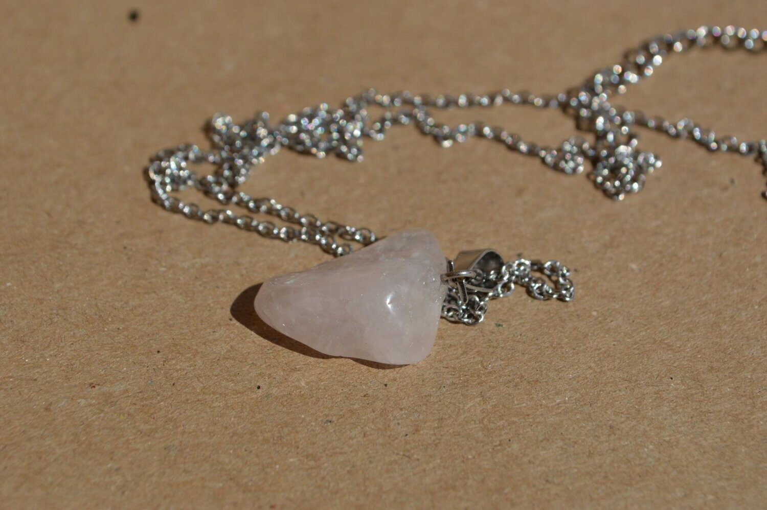 Rose Quarts Dream in Silver