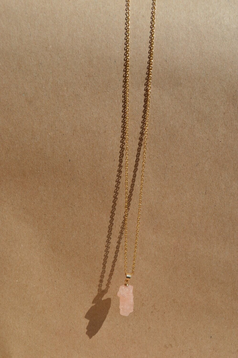 Morganite in Gold