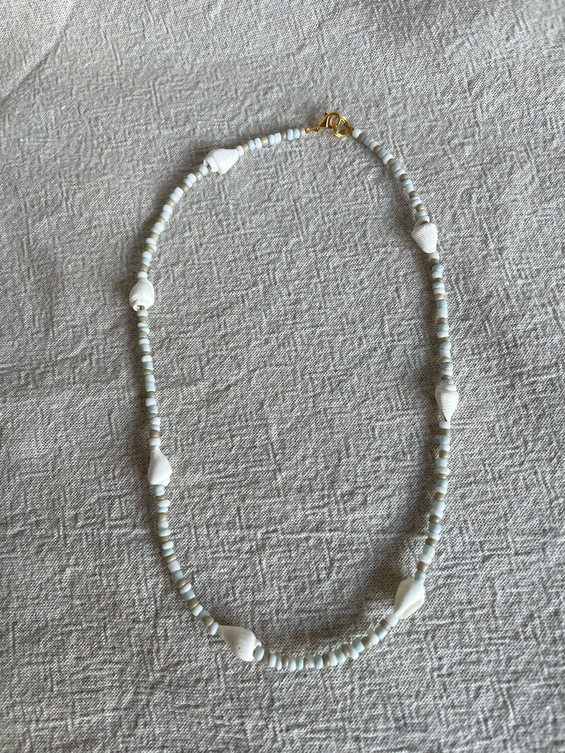 Blue Shell Necklace