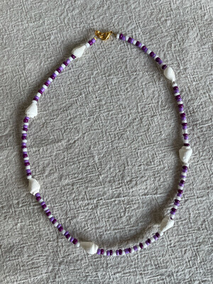 Purple Shell Necklace