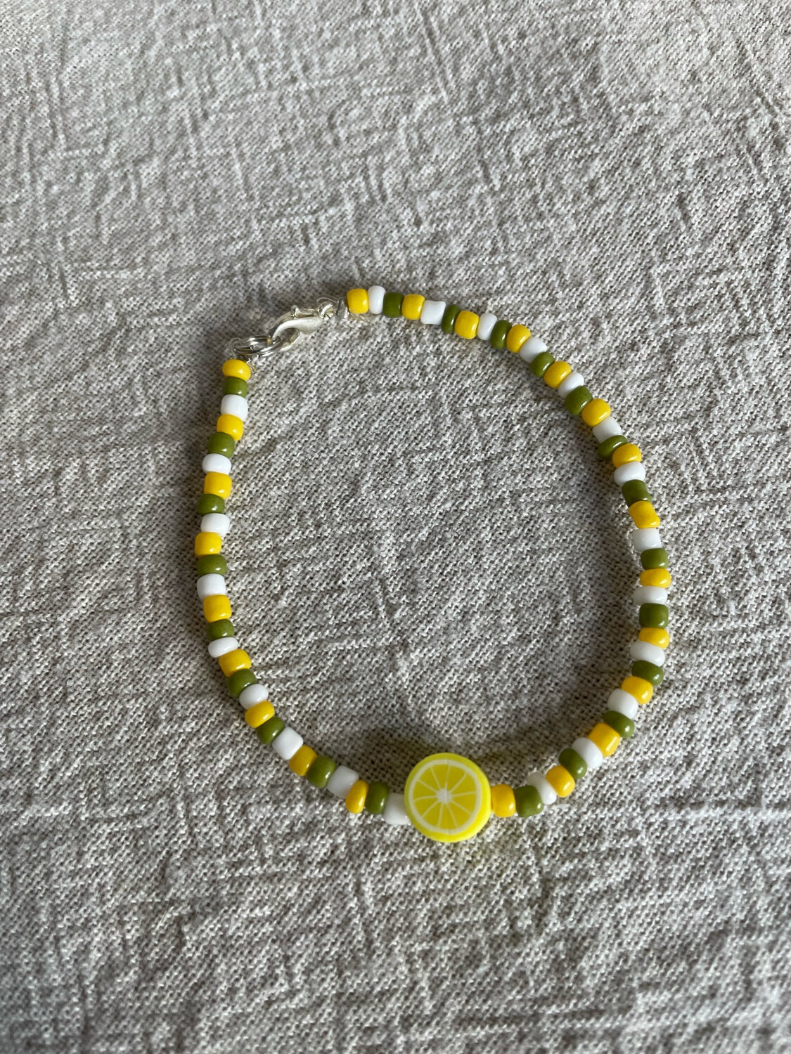 Silver Lemon Bracelet