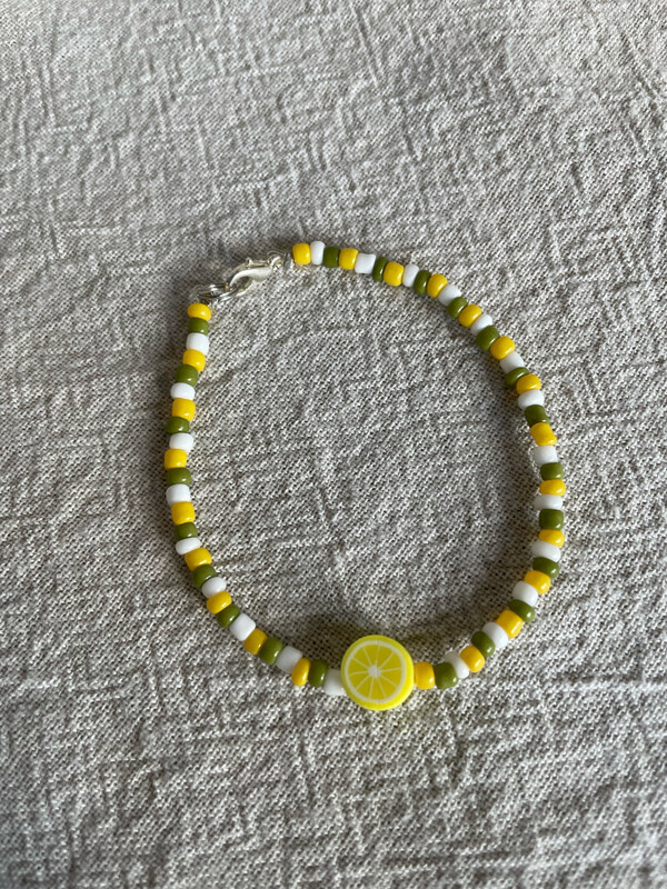 Silver Lemon Bracelet