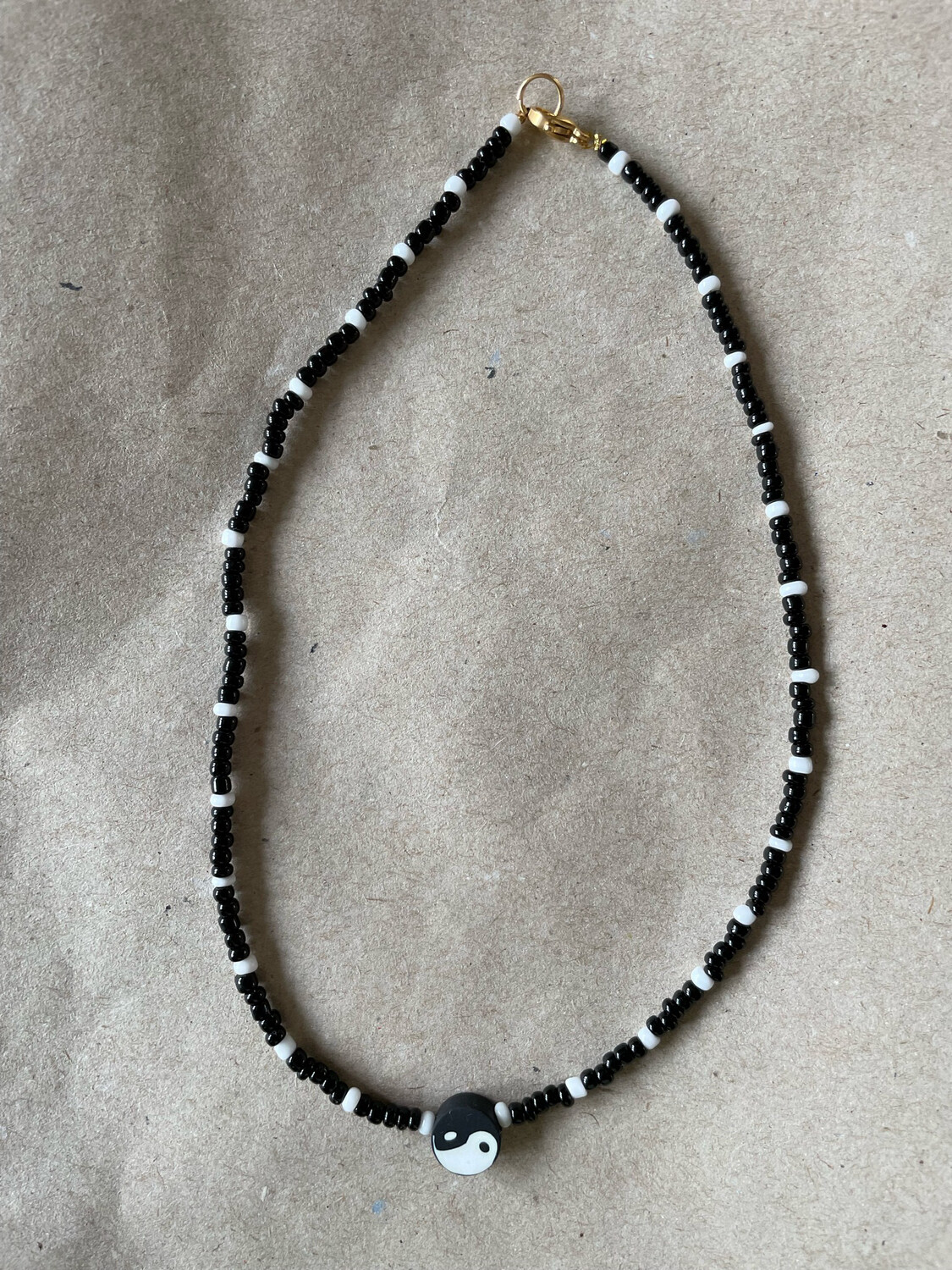 Yin Yang Necklace Gold