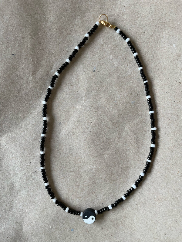 Yin Yang Necklace Gold