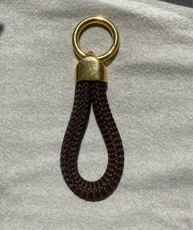 Key Chain Brown Gold
