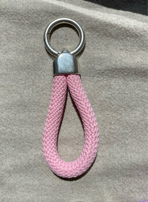 Key Chain Pink Silver
