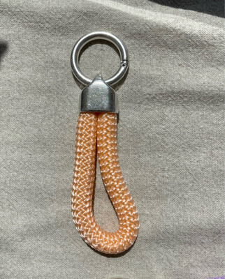 Key Chain Orange Silver