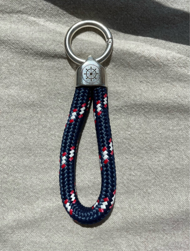 Key Chain Steering Wheel Silver