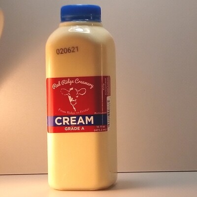 Red Ridge Creamery - Cream - 1 Pint