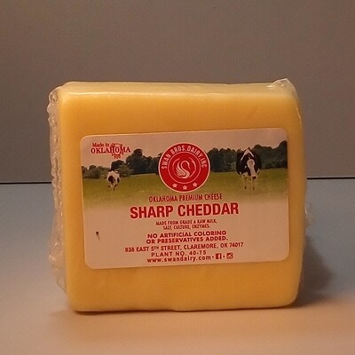 Swan Bros. - Sharp Cheddar - 8oz. Block