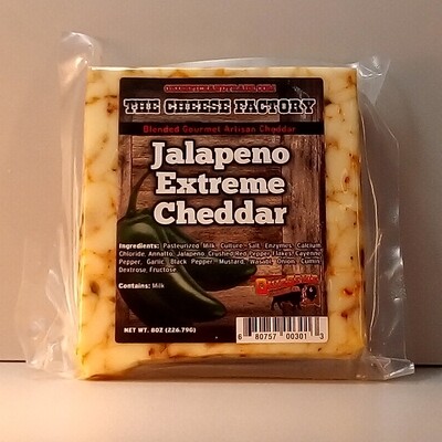 Cheese Factory -Jalapeno Extreme Cheddar - 8oz.