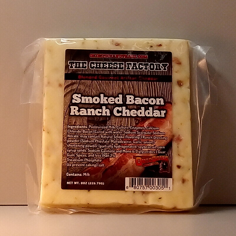 The Cheese Factory - Smoked Bacon Ranch Cheddar - 8oz.