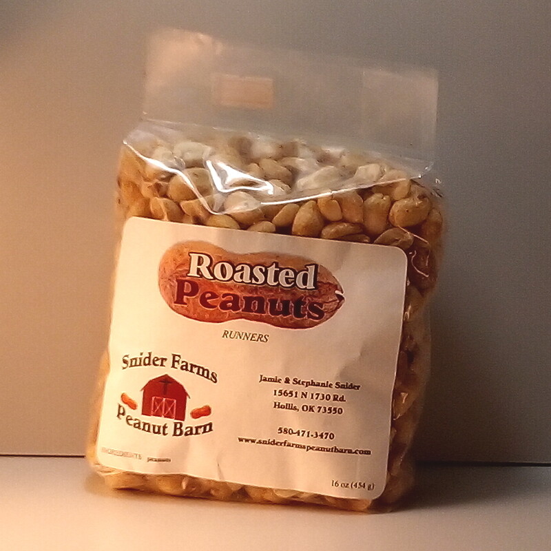 Snider Farms - Roasted Peanuts - 16 oz. Bag