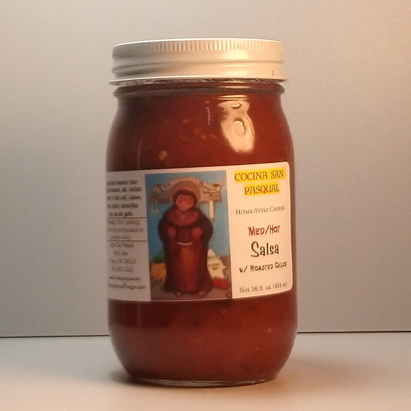 Cocina San Pasqual - Medium-Hot Salsa - 16oz. jar