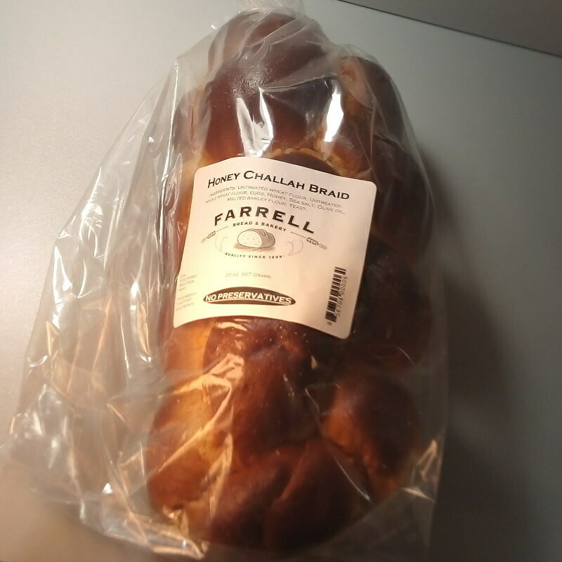 Farrell Bread - Challah Braid - 1.25 lbs.