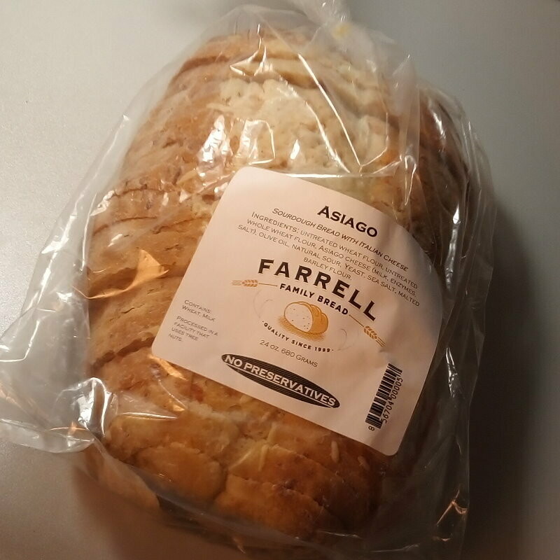 Farrell Bread - Asiago Loaf - 1.75 lbs.
