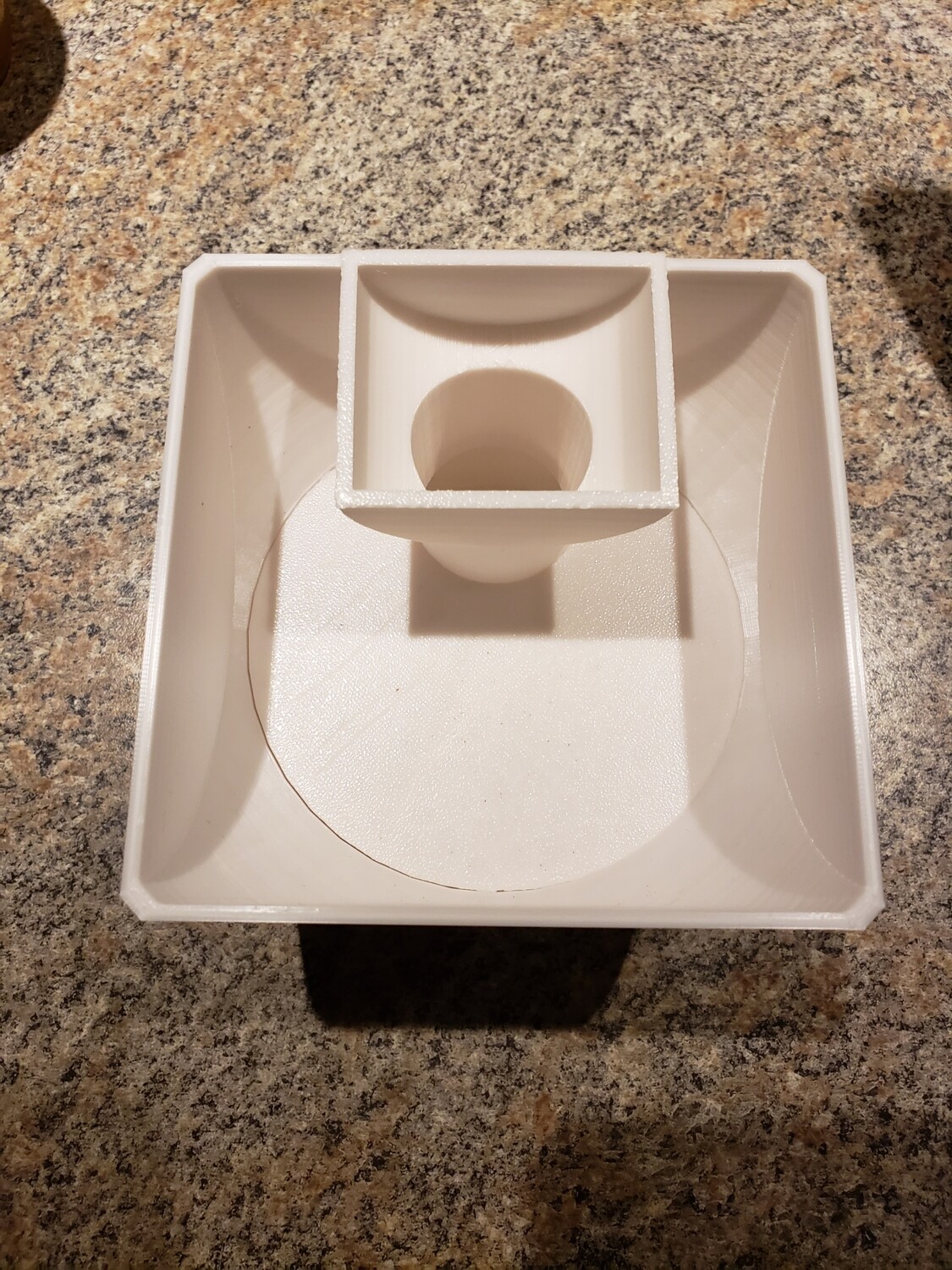 Two section nut dish