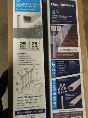 Composite Stair Railing 6ft