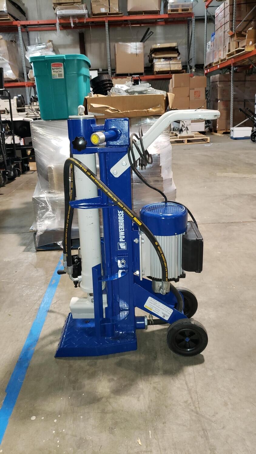 Horizontal Vertical Electric Log Splitter