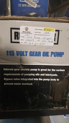 Oil Pump — 13 GPM, 115V