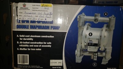 Air Operated Diaphram Pump 12gpm