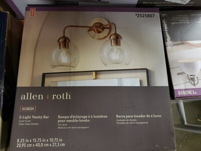 Origin 21 Soren 2-Light Gold Transitional Vanity Light