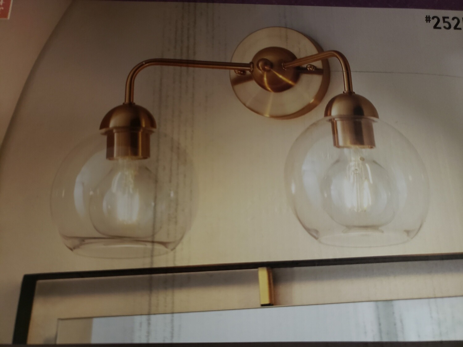 Origin 21 Soren 2-Light Gold Transitional Vanity Light