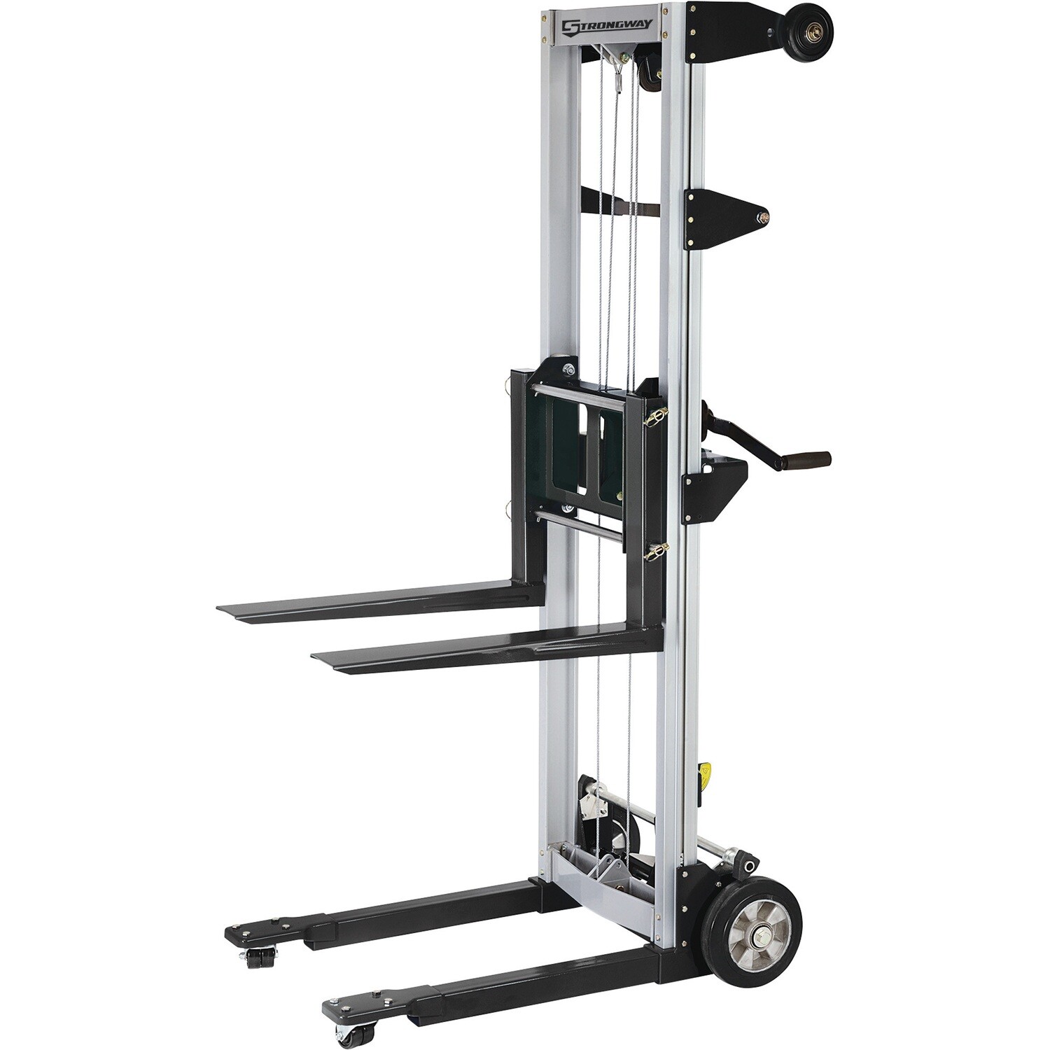 Hand Winch Stacker, 500-Lb. Capacity