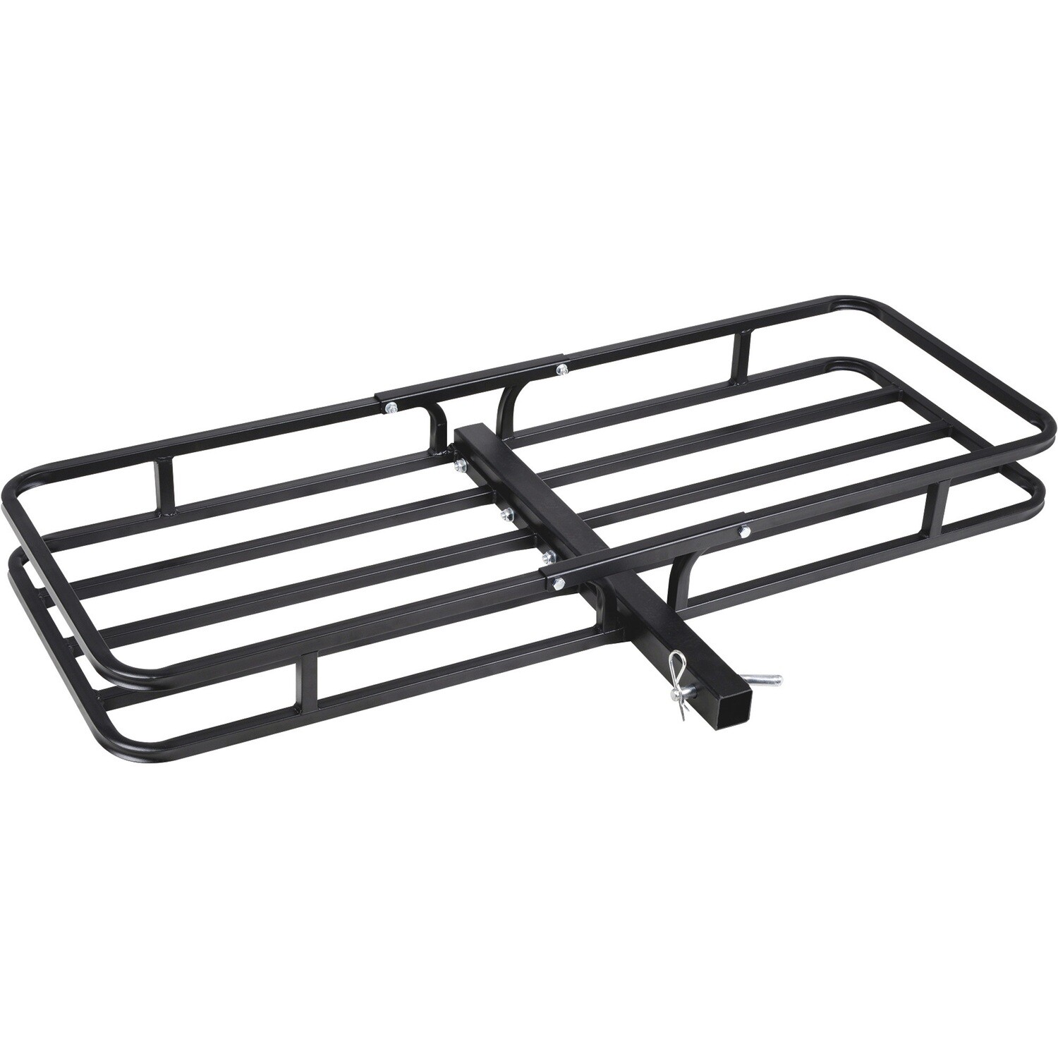 Steel Hitch Cargo Carrier, 500-Lb. Capacity, Black, 53.5in.L x 19.5in.W x 5in.H