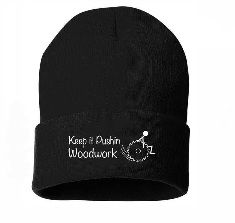 Beanie with embroidered logo