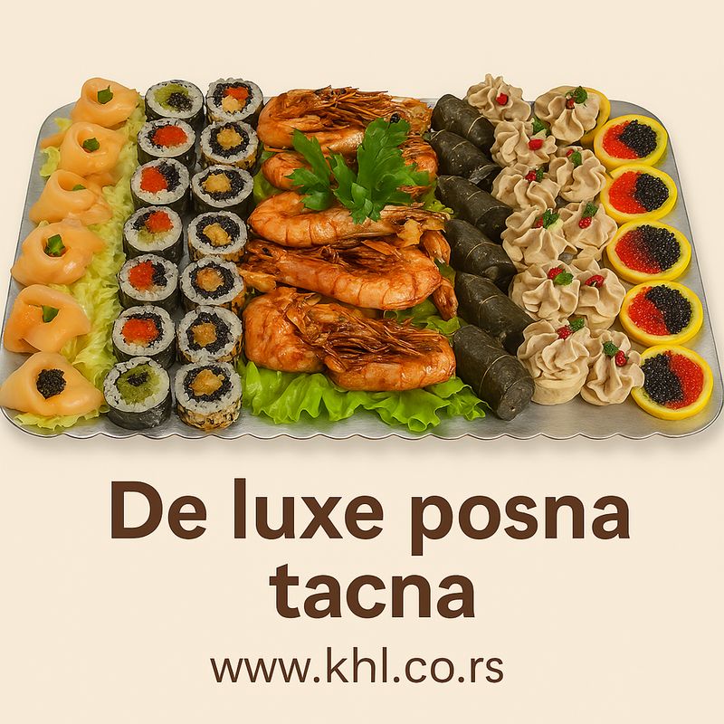 Posna slana tacna lux varijanta