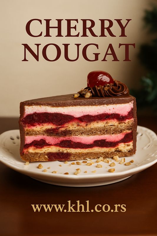 Nugat torta - šnit