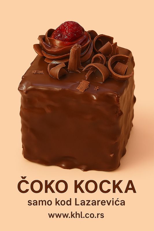 Čoko kolač - kocka