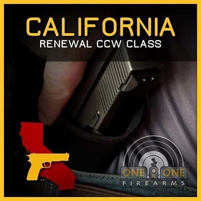 CA CCW RENEWAL CLASS | 23 OCTOBER 2022, RANGE 5A, 10:00