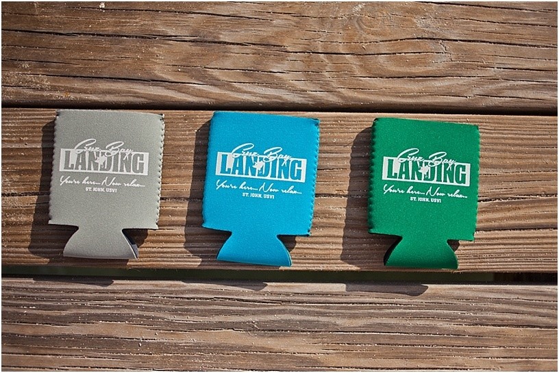 Cruz Bay Landing Can Koozie