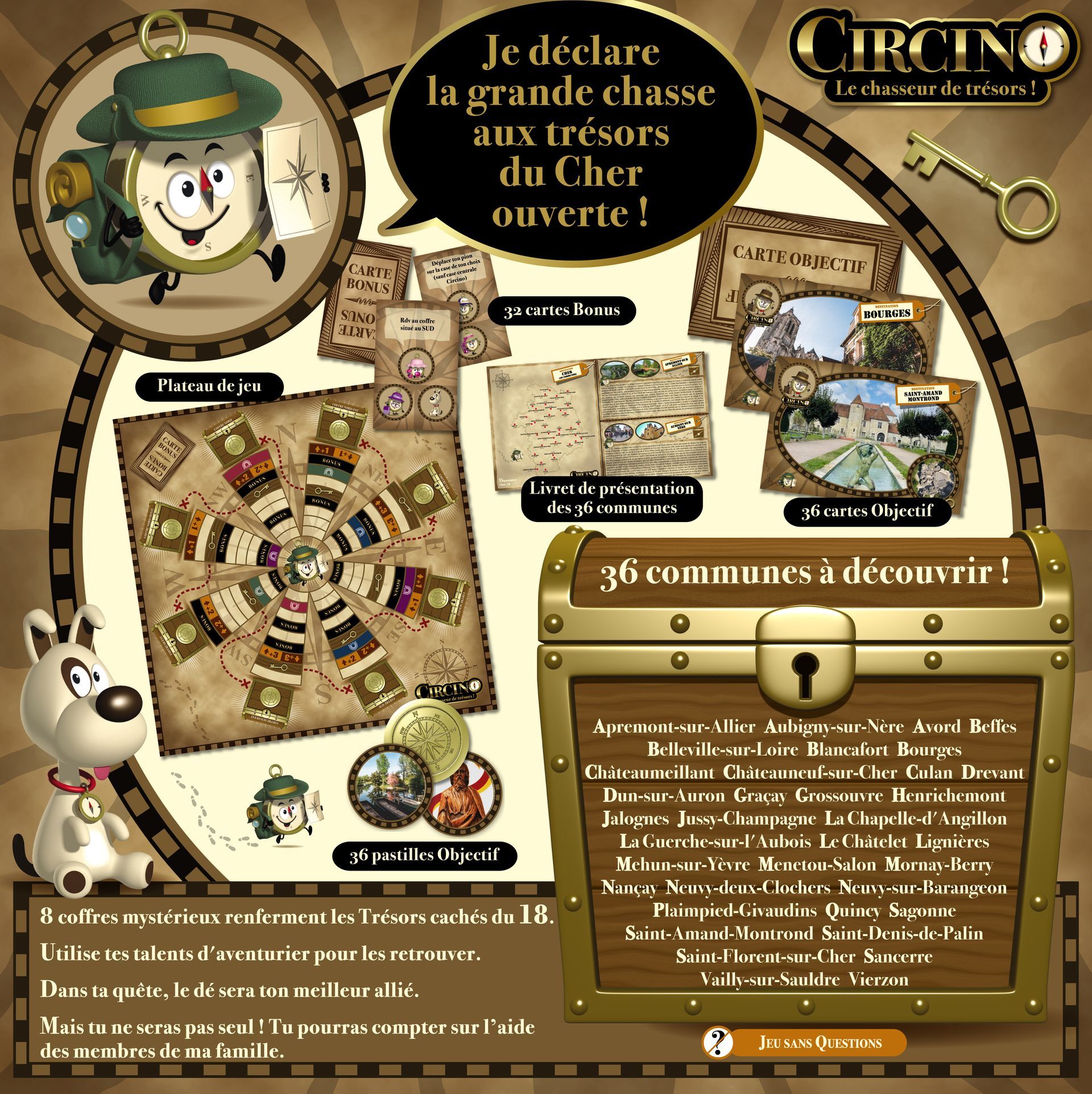 Circino, le Chasseur de Trésors - Destination Cher