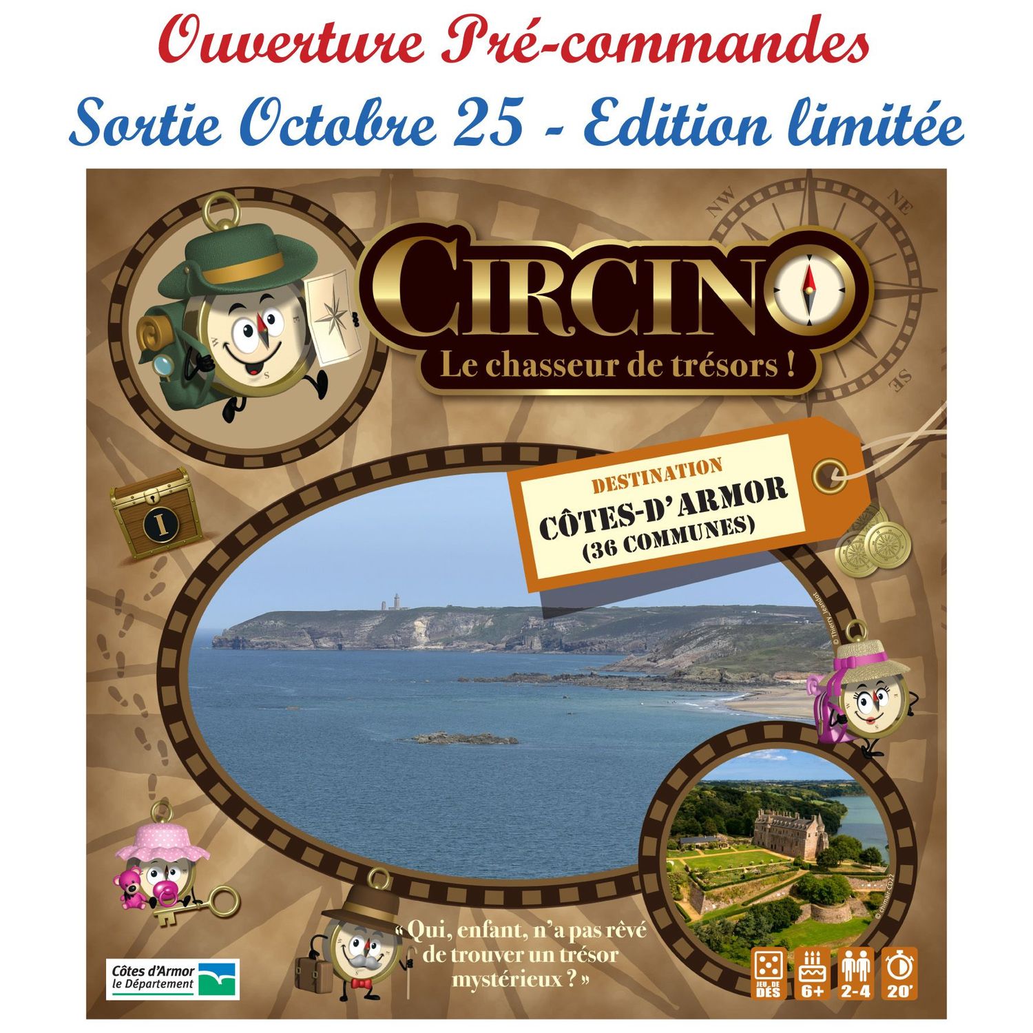 Circino, le Chasseur de Trésors - Destination Côtes-d'Armor