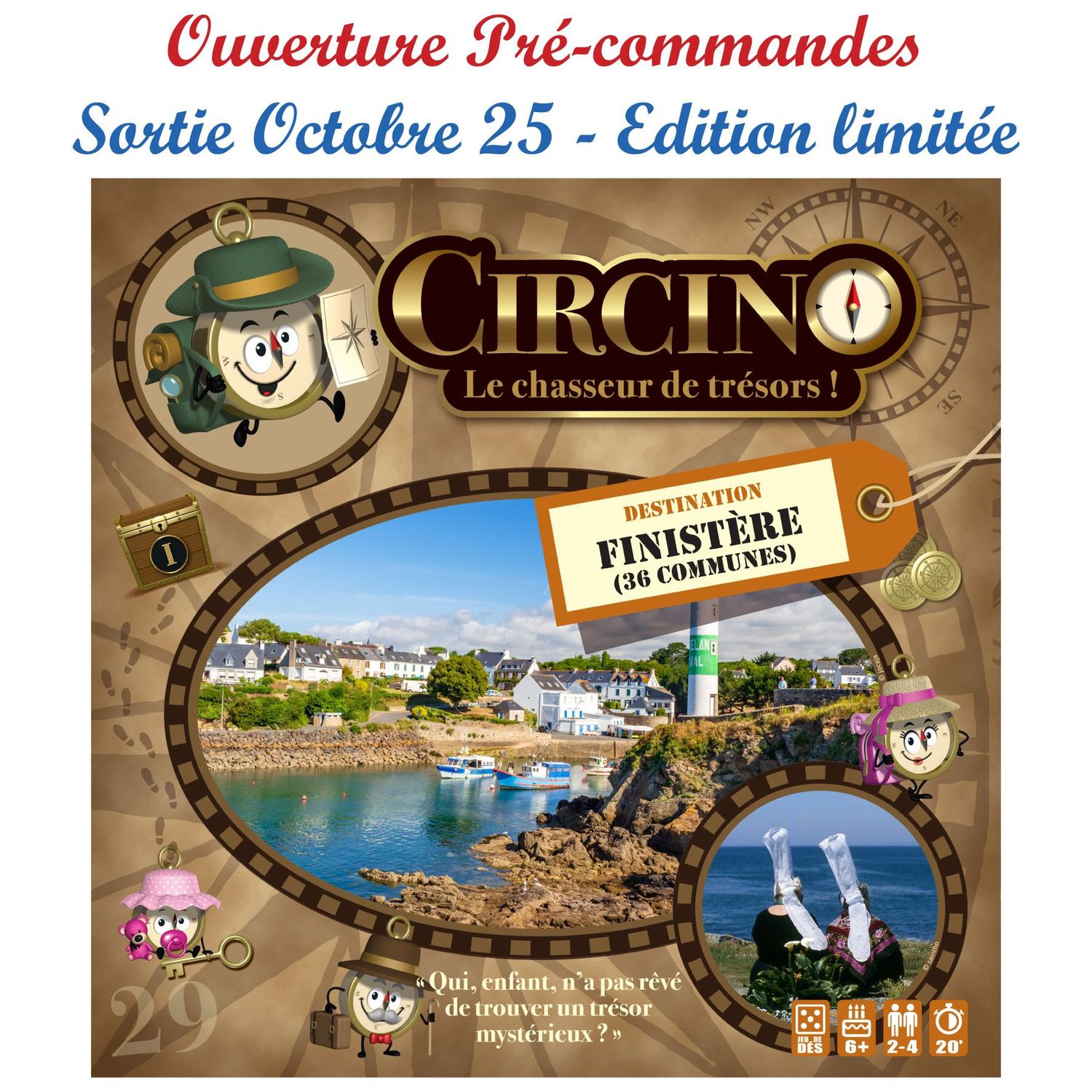 Circino, le Chasseur de Trésors - Destination Finistère