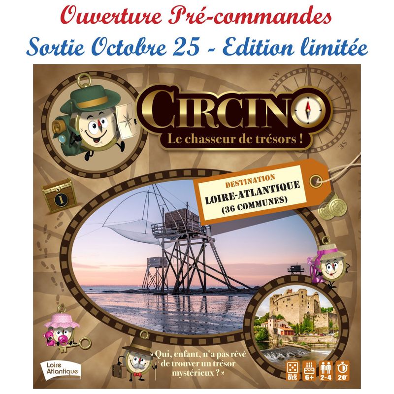 Circino, le Chasseur de Trésors - Destination Loire-Atlantique