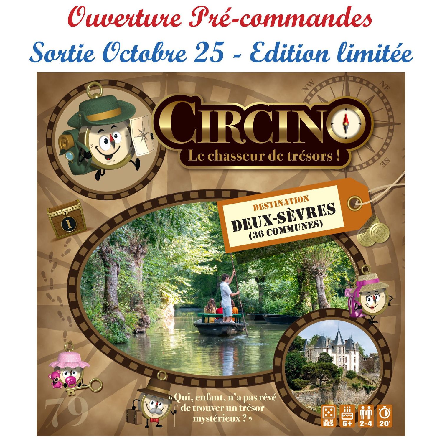 Circino, le Chasseur de Trésors - Destination Deux-Sèvres