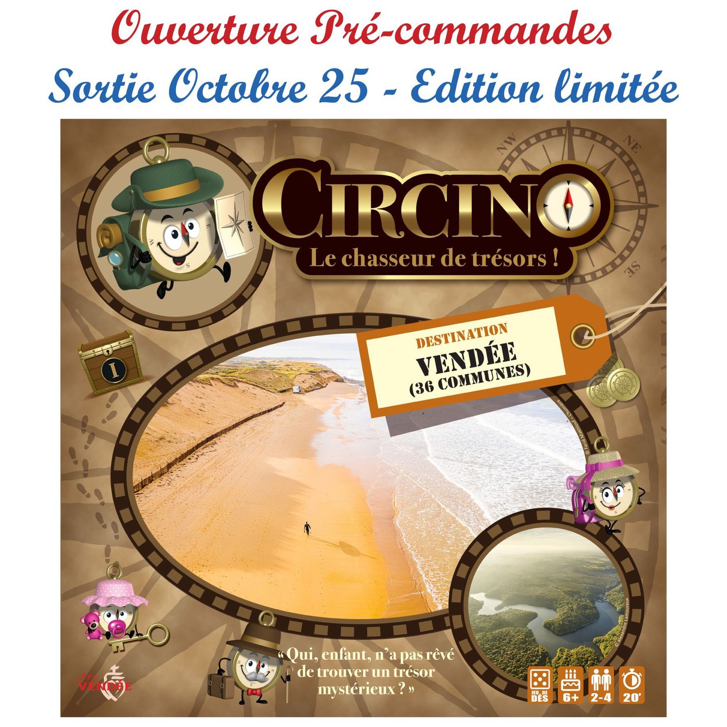 Circino, le Chasseur de Trésors - Destination Vendée