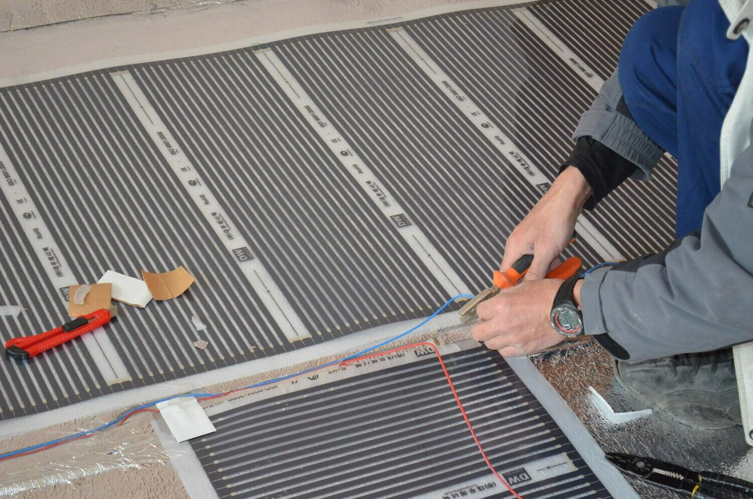 Belkin Underfloor Heating Film Infrared Electric Foil Mat Laminate Wooden Floor 220W  7436221636620 