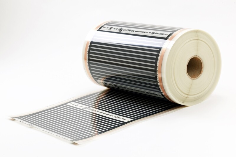 Heating Film, ENERPIA DAEWOO, Korea | 150W/sqm, 220-240V,  width 50 cm | Far Infrared Heating Film
