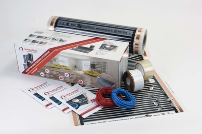 BASIC KIT 80W/sq m, width 50cm, Underfloor Heating Film for under Laminate & Wood